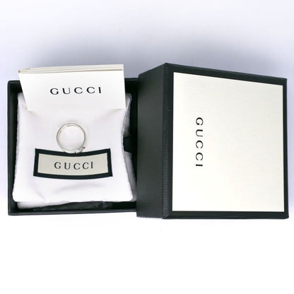 Gucci G Logo Ring Silver 925 Size 10 Ladies 2.0g Ring