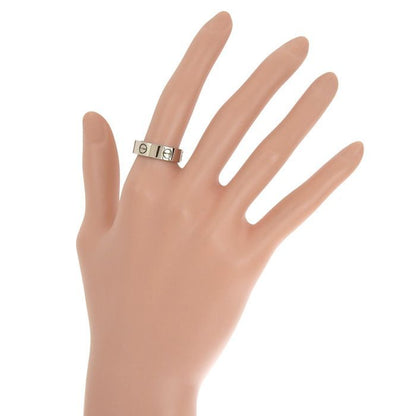 Cartier Love Ring Classic Model 18K White Gold 750 White Gold #55 Equivalent To