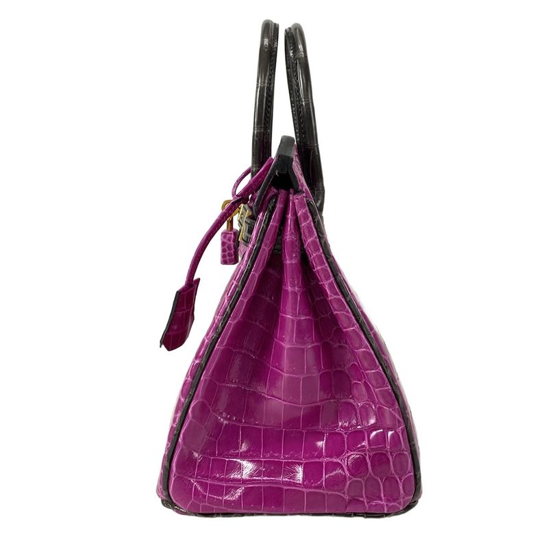 Hermes Handbag Birkin 25 Rose Scheherazade And Griffonce Gold Hardware /personal