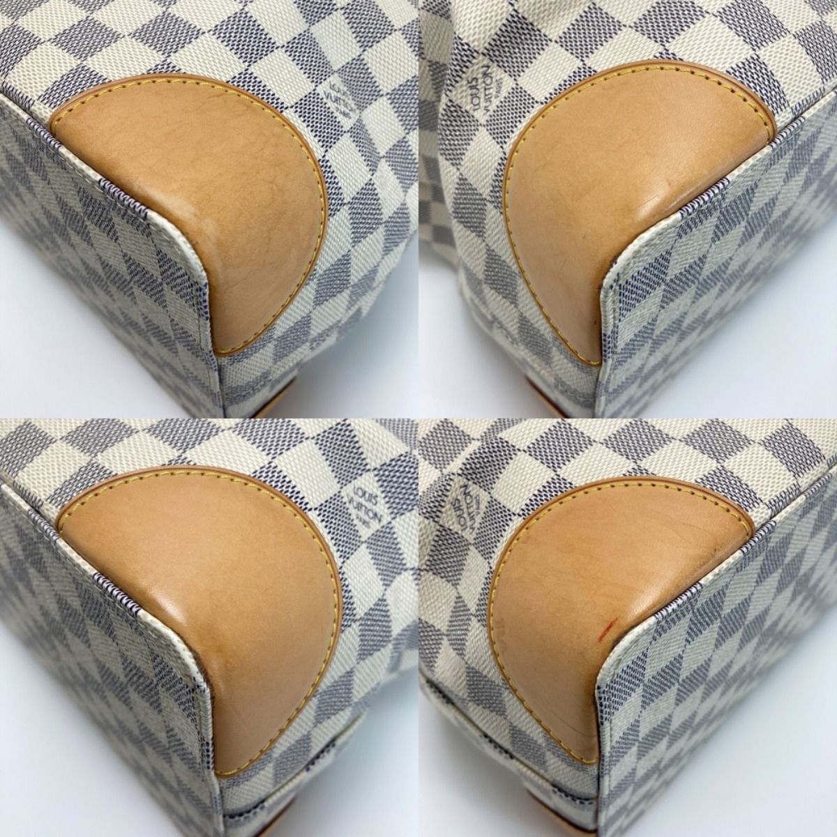 Louis Vuitton Damier Azur Hamted MM N51206 Tote Bag with Cloth Bag