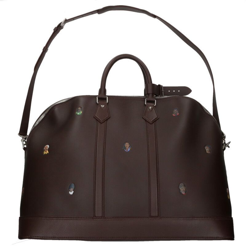 Louis Vuitton M24555 Alma Travel GM Cowhide Leather Marron Boston Bag Women GM