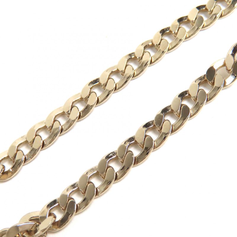 CHANEL Abe157 C24B Coco Mark Pearl Costume Necklace Choker Gold Black White