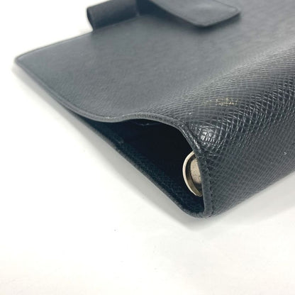 Louis Vuitton Notebook Cover Agenda GM R20232 Taiga Leather Ardoise Black