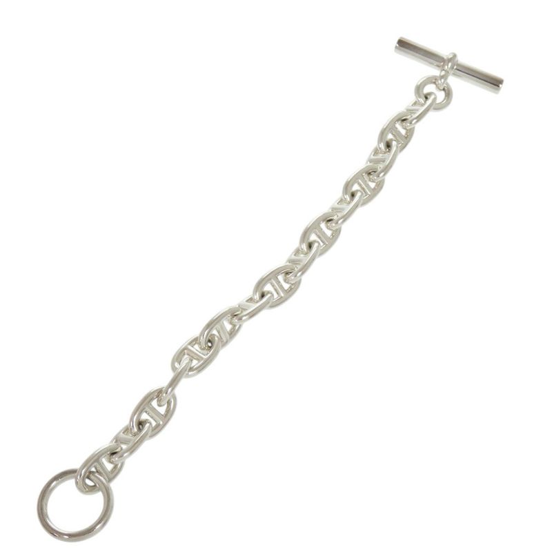 Hermes Chaine D'ancre MM 15 Frames Silver 925 Bracelet 1688 Hermes