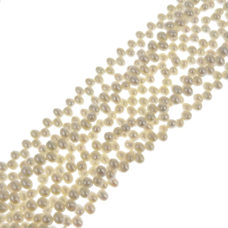 Tiffany & Co Torsade 8-row Paloma Picasso Freshwater Pearl 925 Silver X Pearl