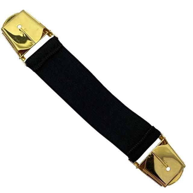 Chanel Armband Clip Accessory Small Logo Rubber GP Black
