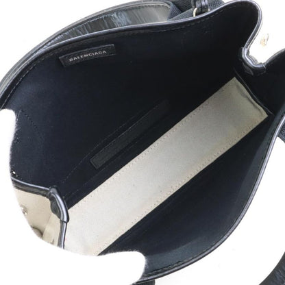 Balenciaga Shoulder Bag Handbag Navy Cabas Su XS 390346