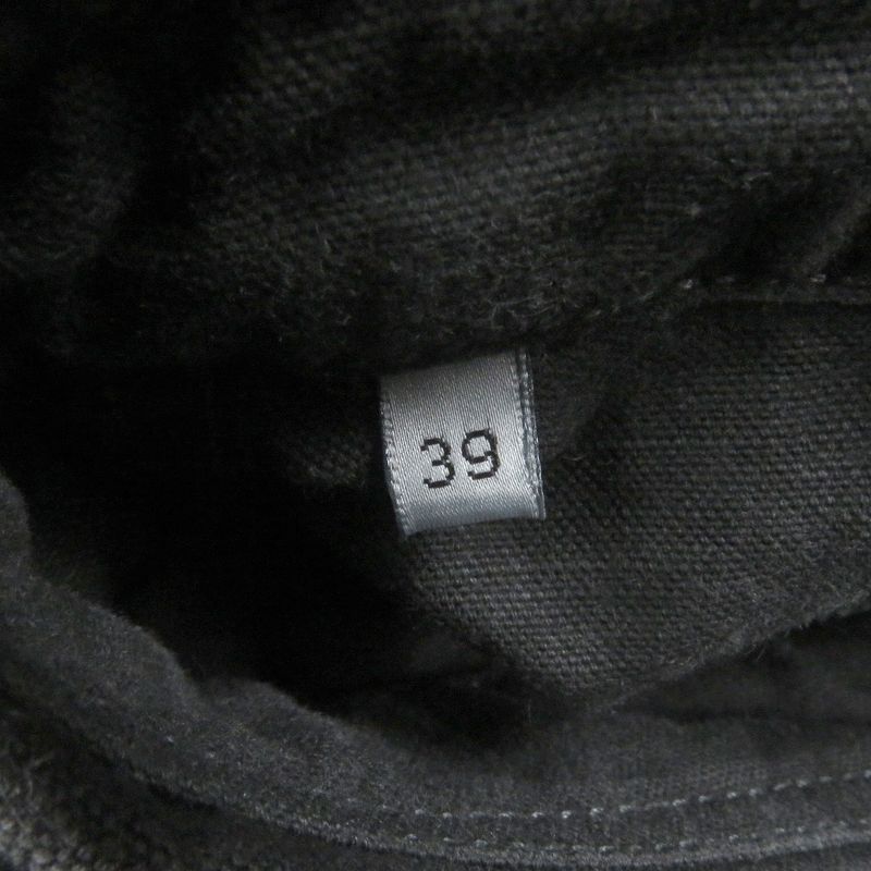 DIOR Homme 383d587ay520 Couture Logo Patch Washed Long Sleeve Denim Shirt Gray