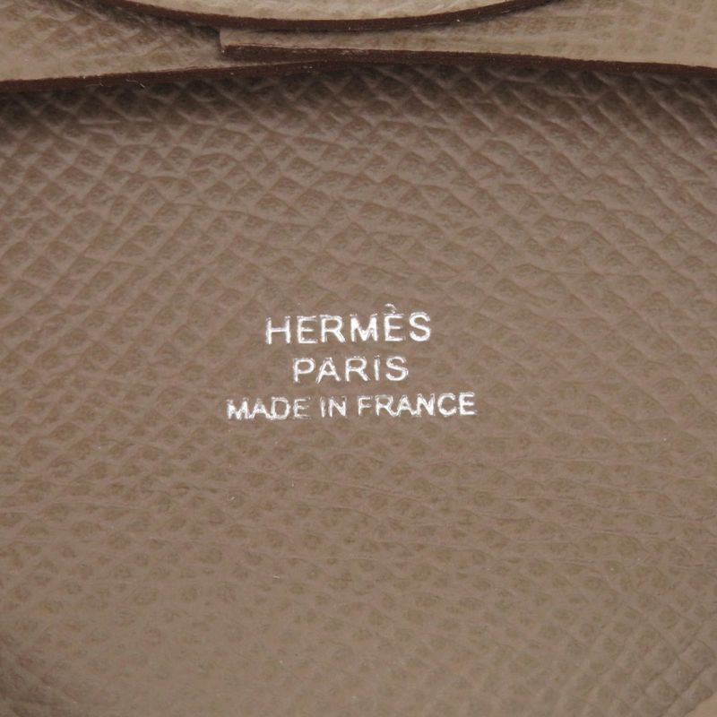 Hermes Bastia Vaux Epson Etoupe W Engraved (2024) Coin Case Wallet 0506 Hermes