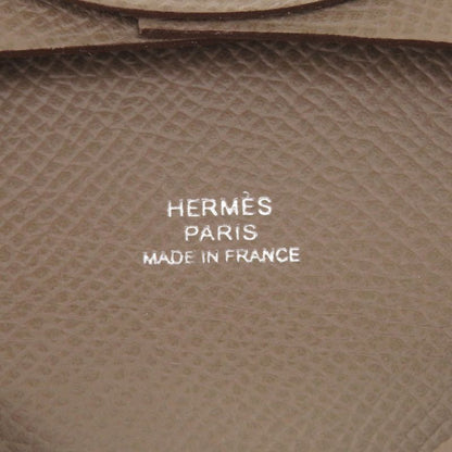 Hermes Bastia Vaux Epson Etoupe W Engraved (2024) Coin Case Wallet 0506 Hermes