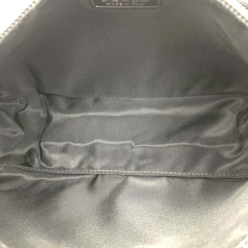 Prada Accessory Pouch Handbag One Shoulder Mini Bag Nylon Black Ladies Men
