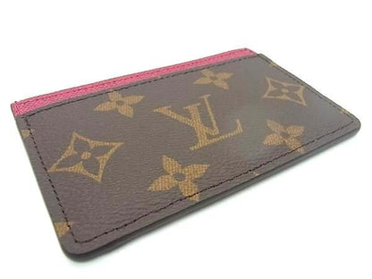 Pattern Louis Vuitton M60703 Monogram Porte Cult Surple Pass Case Card Case