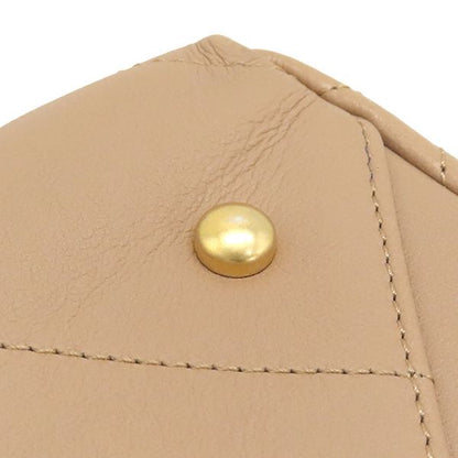 Chanel Tote Matelasse Shopping Bag Leather Beige Gold Hardware Shoulder As3508