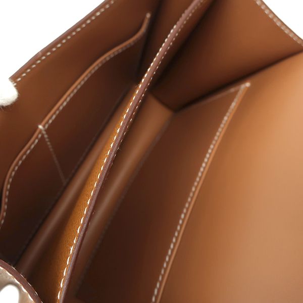 Hermes Shoulder Bag Constance 3 Mini Miroir Vaux Epson Gold Rose Gold Hardware