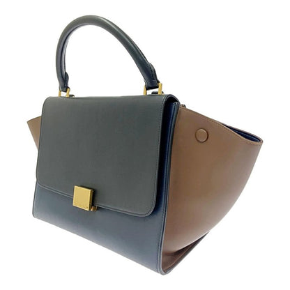 Celine Leather Trapeze 2-Way Handbag 389219 Handbag