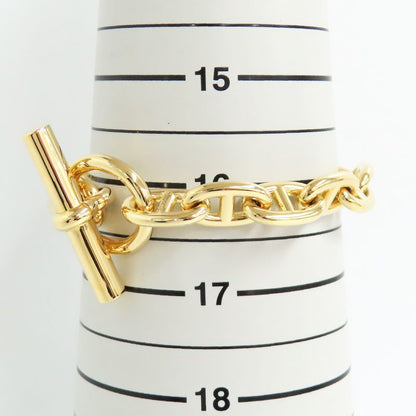 Hermes Bracelet Chaine D'ancre MM 15 Frames 750yg Yellow Gold 15 Links