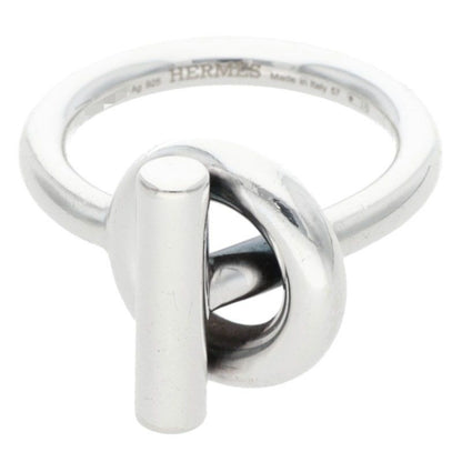 Hermes Echappee Silver Ring Men's 57 17