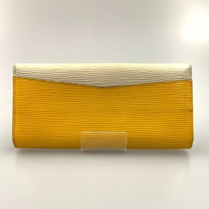 Louis Vuitton Portefeuille Flor Long Wallet M60395 White X Yellow