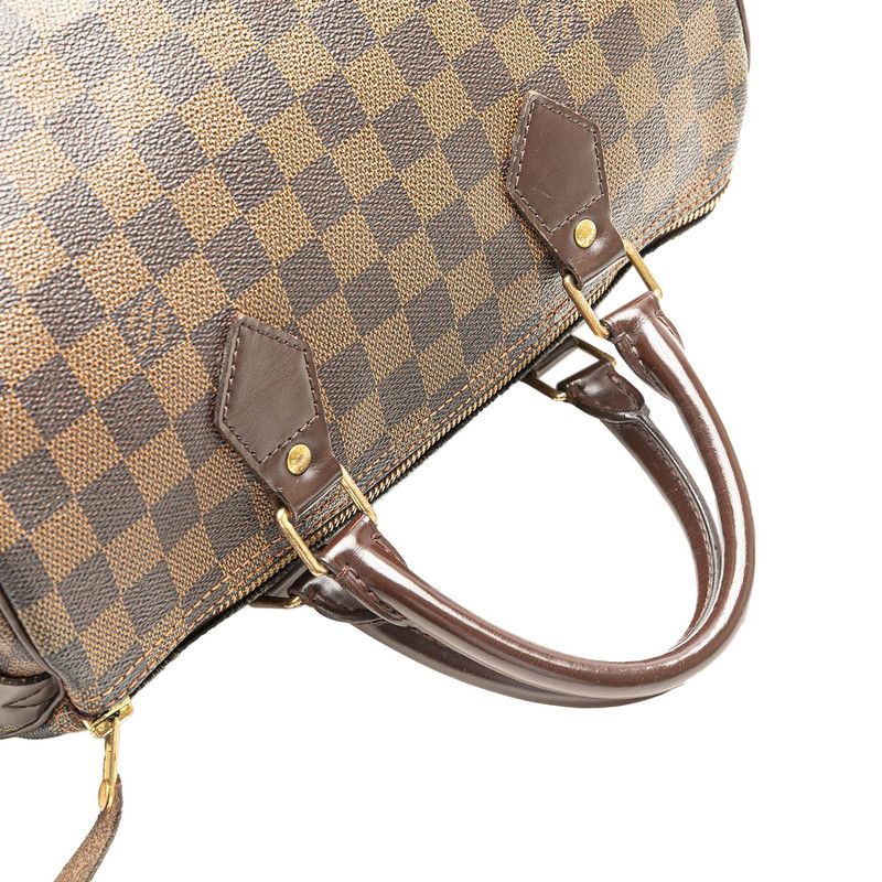 Louis Vuitton Damier Speedy 30 N41183 Brown PVC Leather Women Louis Vuitton