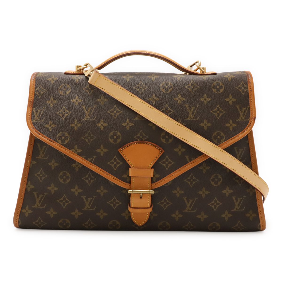 Louis Vuitton Monogram Beverly 41 Shoulder Bag 2WAY Handbag Business Bag