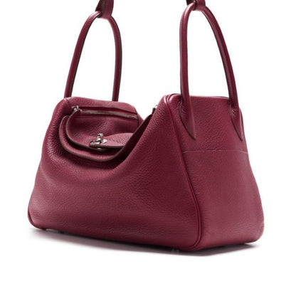 Hermes Lindy 34 Shoulder Bag Taurillon Clemence Tosca Tosca (silver Hardware)