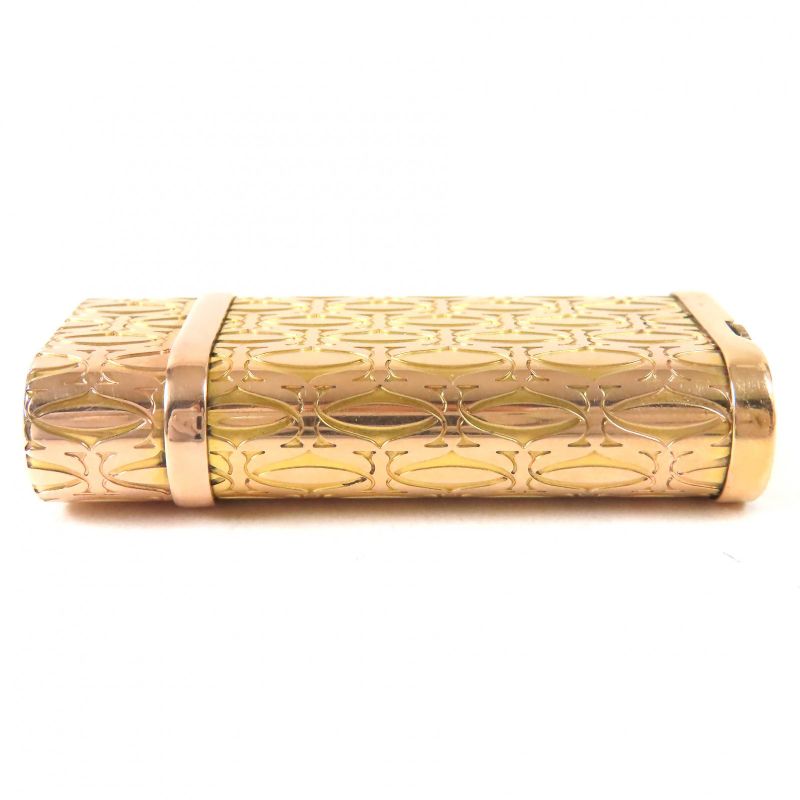 Cartier Godron Happy Birthday 2C Motif Roller Type Gas Lighter