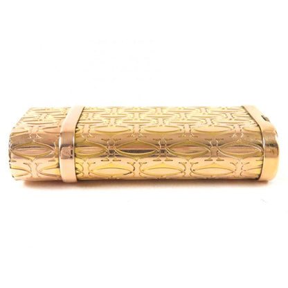 Cartier Godron Happy Birthday 2C Motif Roller Type Gas Lighter