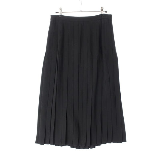 Celine 20SS Acetate Rayon Pleated Skirt 2j144865c Black 40
