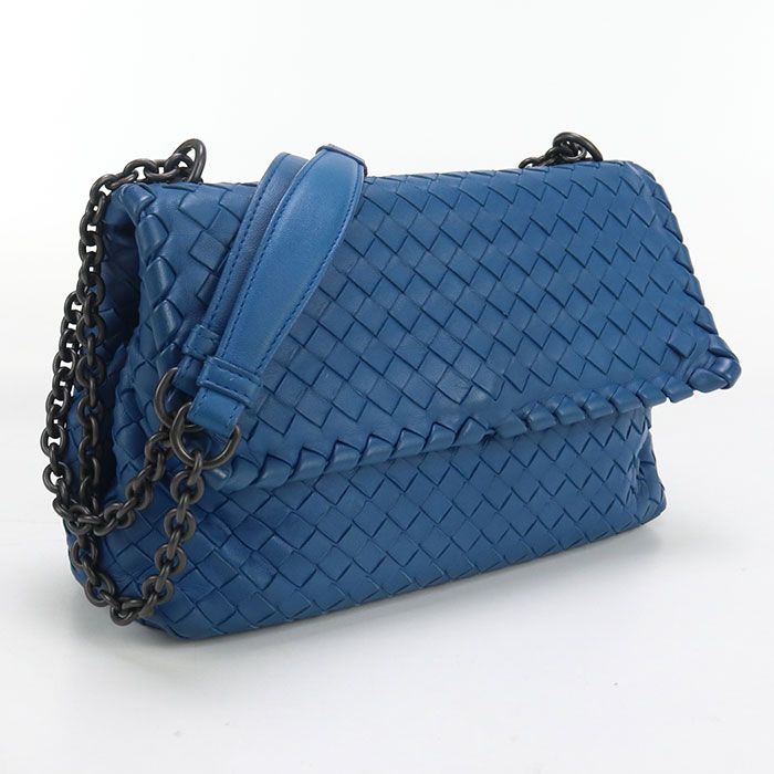 Bottega Veneta Chain Intrecciato Shoulder Bag Leather Women