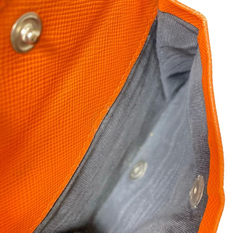 Prada Trifold Wallet - M176a Orange Leather