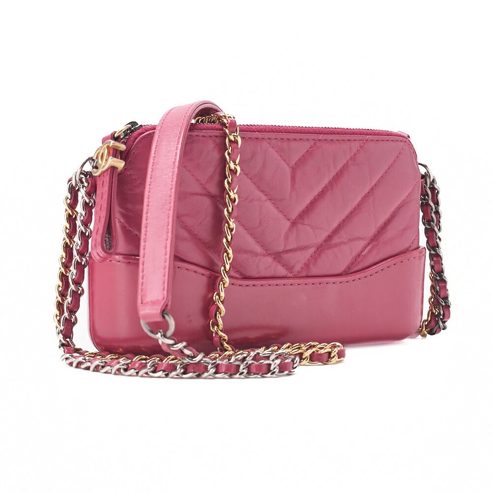 Chanel Chain Shoulder Bag Matelasse Gabrielle De Chanel Mini Silver And Gold