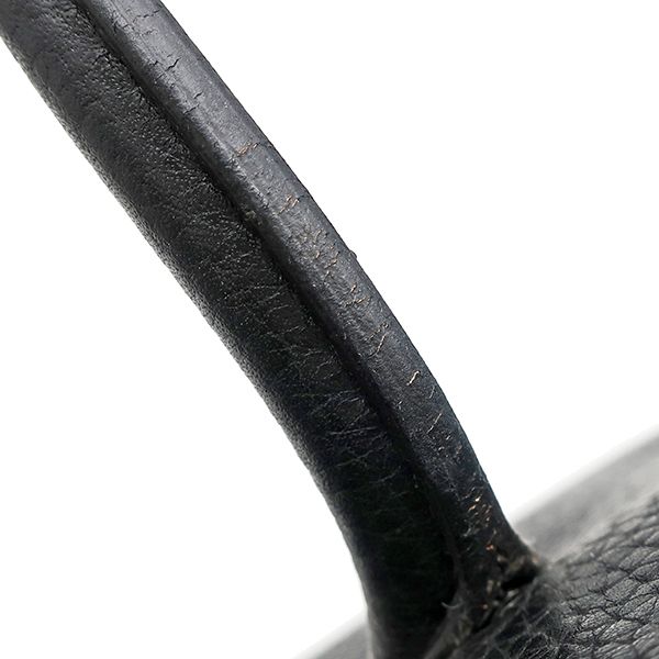 Hermes Handbag Birkin 35 Fjord Black Gold Hardware Black H Engraved [storage