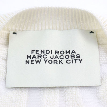 Fendi X MARC Jacobs Fendi X MARC Jacobs 22SS Fzx131 Wool Logo Crew Neck Mesh