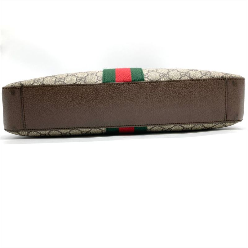 Gucci Ophidia Business Bag 2WAY GG Supreme Canvas 574793 Beige Men's