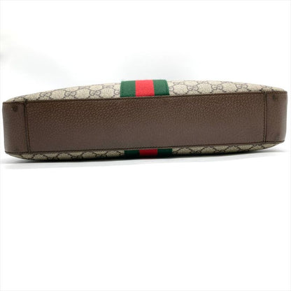 Gucci Ophidia Business Bag 2WAY GG Supreme Canvas 574793 Beige Men's