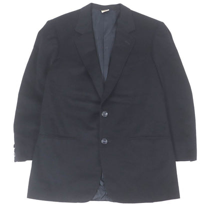 Gucci Vintage 100% Cashmere Single Tailored Jacket With Logo All Over The Back