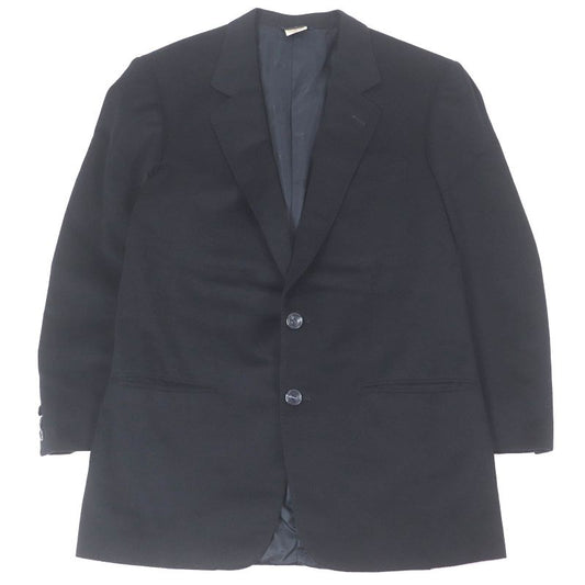 Gucci Vintage 100% Cashmere Single Tailored Jacket With Logo All Over The Back