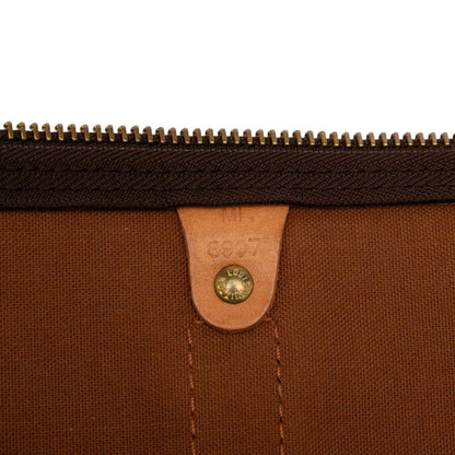 Louis Vuitton Monogram Keepall 55 Boston Bag Travel Bag M41424 Brown PVC