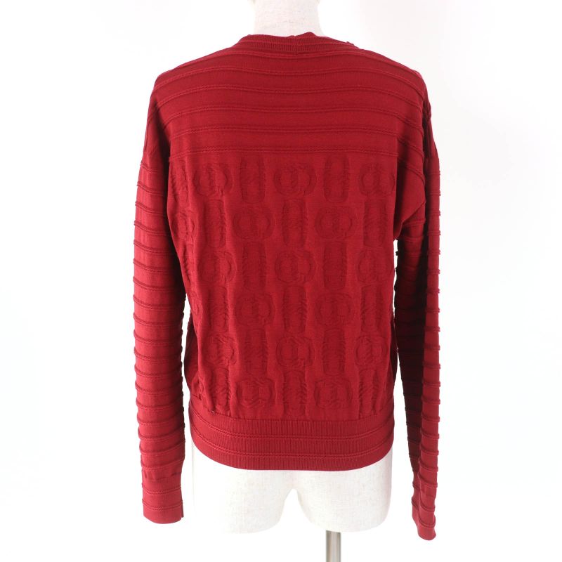 Hermes 2023 3e2706d3 Chaine D'ancre V-neck Long Sleeves Silk Cotton Cardigan