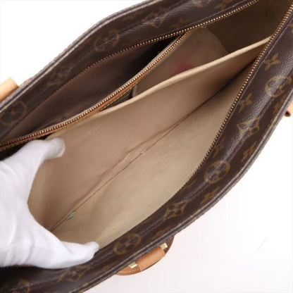 Louis Vuitton Monogram Luko M51155 Leather Tote Bag Shoulder Hand A4 Brown