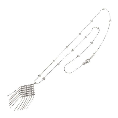 Tiffany & Co Tiffany & Co Fringe Necklace 455cm (1791in) 18K WG White Togo Old