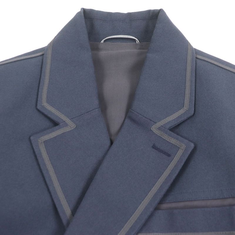 DIOR Homme 24SS 383c276a5641 Gardner's Silk Double Jacket Tailored Jacket Navy