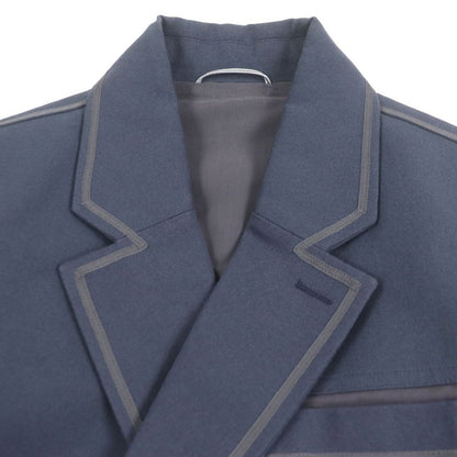 DIOR Homme 24SS 383c276a5641 Gardner's Silk Double Jacket Tailored Jacket Navy