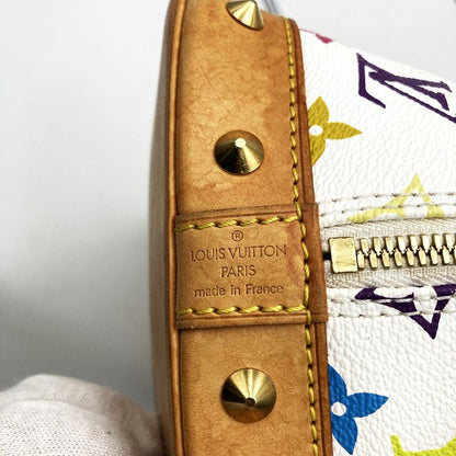 Louis Vuitton M92647 Alma (old) Handbag White Monogram Multicolor