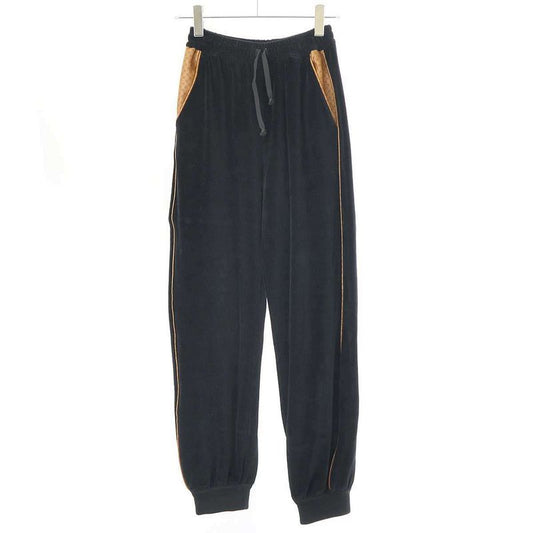 Gucci Velvet Piping Jogger Pants 535919 X9z28 Black XXS