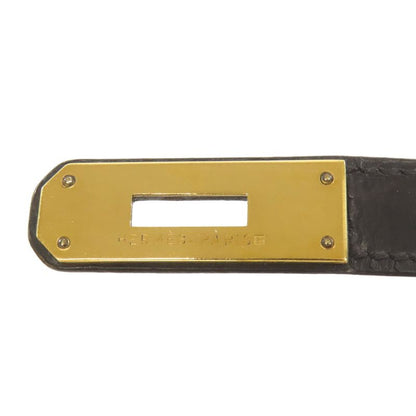 Hermes Kelly 32 Outer Stitch Gold Hardware Handbag Box Calf Women