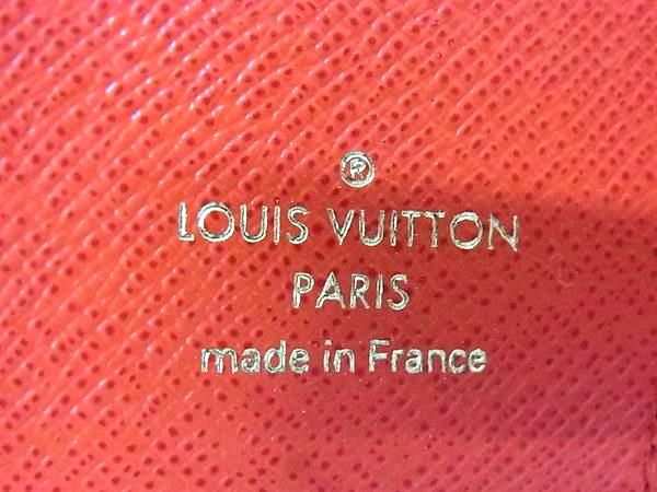 Louis Vuitton N60166 Damier Portefeuille Zoë Coquelicot Trifold Wallet Red