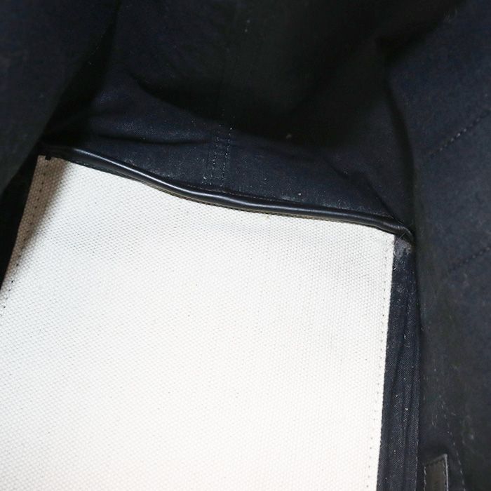 Balenciaga Navy Cabas Small 339933 Tote Bag Canvas Scuff Deuce