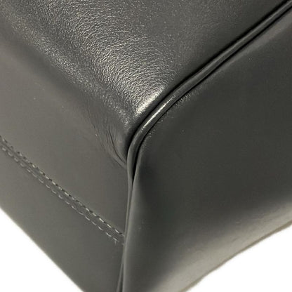 Celine Tote Bag Small Cabas Drawstring Cuir Triomphe Grey Leather