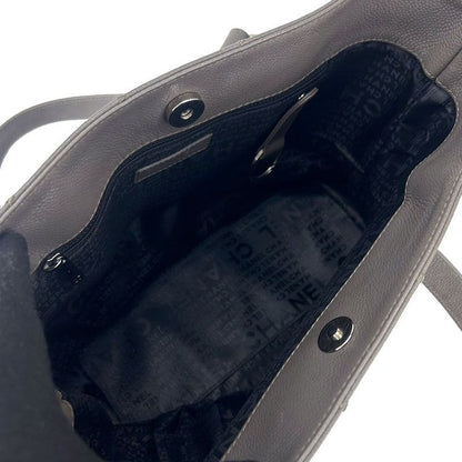 Chanel Tote Bag Chocobar 9th Soft Caviarskinleather Greyish Silver Hardware